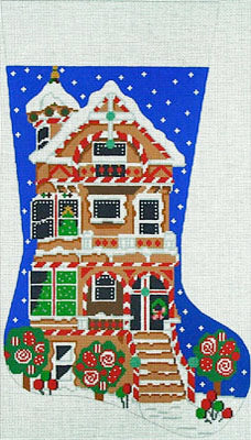 DX109 Gingerbread House Stocking