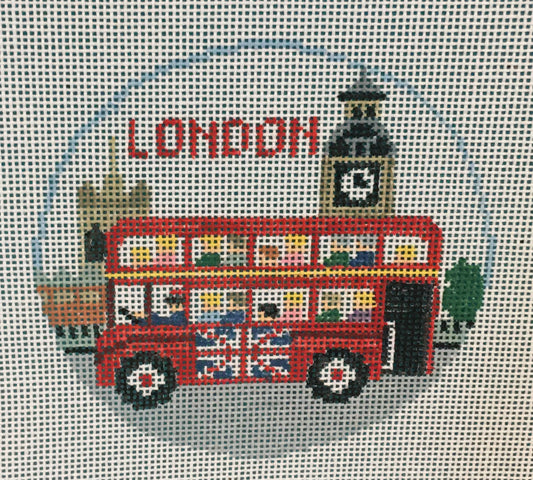BT199A London Double Decker Bus Travel Round