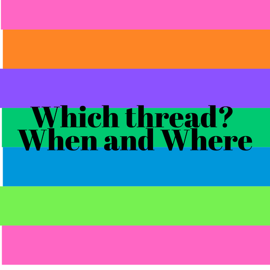 Which Thread? Where and When? Online Zoom Class