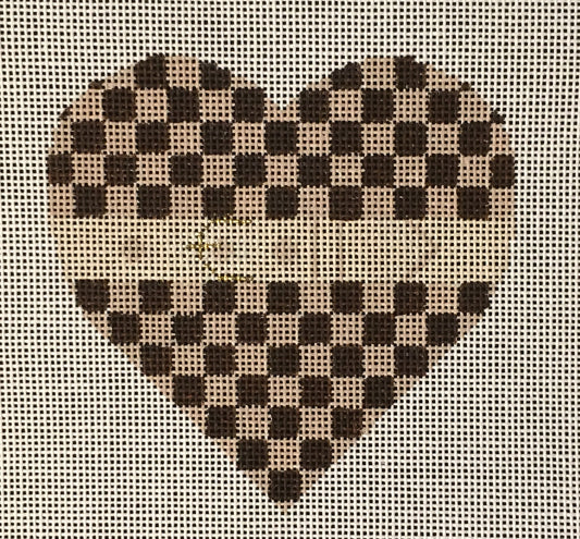 H-013 Louis Vuitton-Inspired Heart