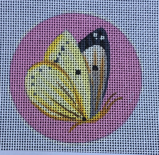 IN310 Pale Yellow Butterfly Insert
