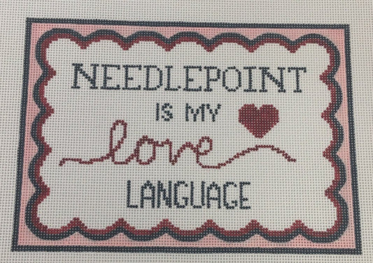 L-100 Needlepoint Is My Love Language