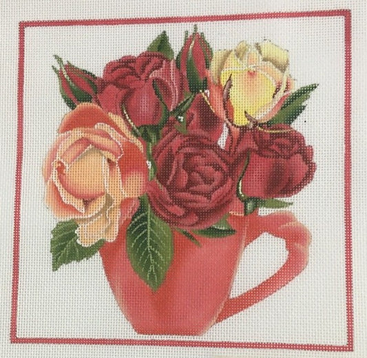 1308B Roses in Tea Cup