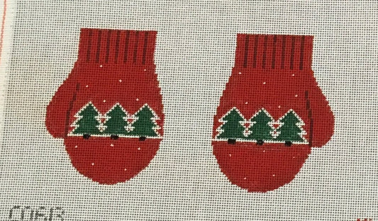CO613 Red Tree Mittens
