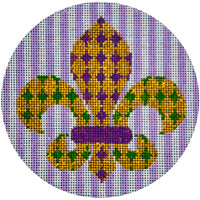 L631 Mardi Gras Fleur De Lis