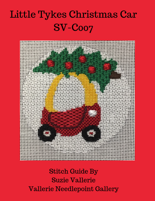 Little Tykes Christmas Car Stitch Guide