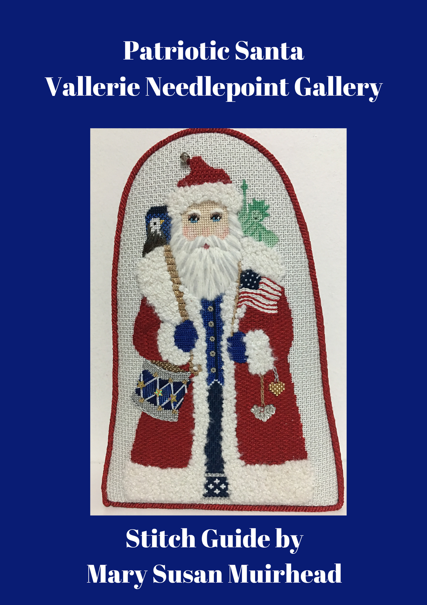 Patriotic Santa Stitch Guide