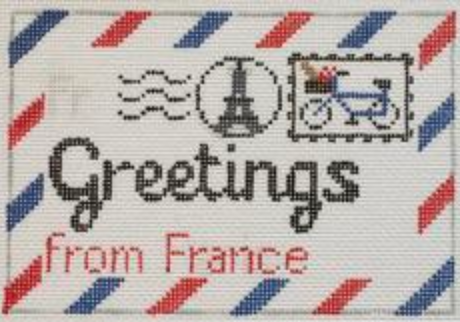 RD222 Greetings from France Mini Letter