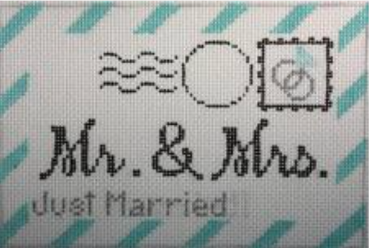 RD113 Mr. and Mrs. Just Married Letter