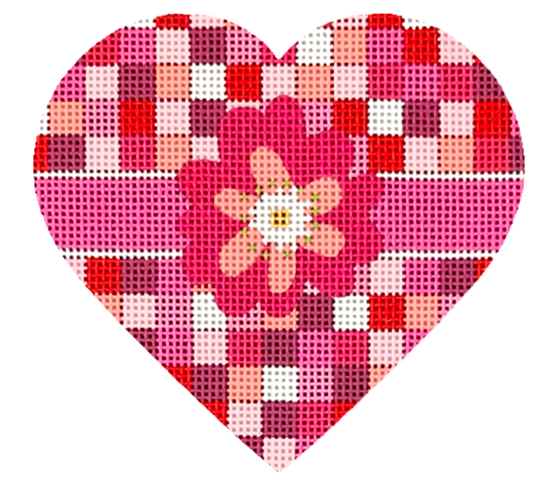 2264-E Checkered Heart