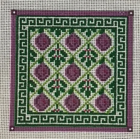 KCD2214PL Holiday Fruit Square - Plum