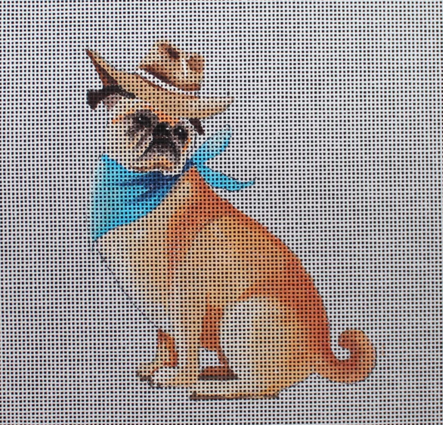 AN390 Pug Cowboy