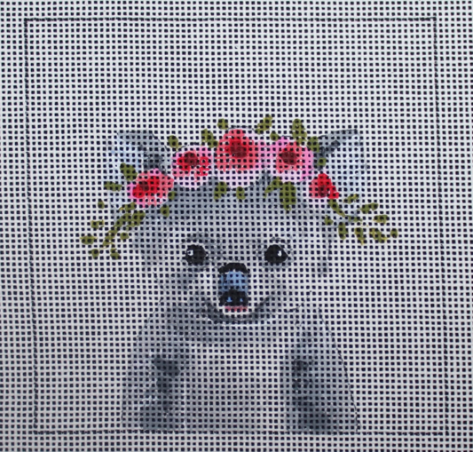 IN276 Baby Koala with Floral Crown