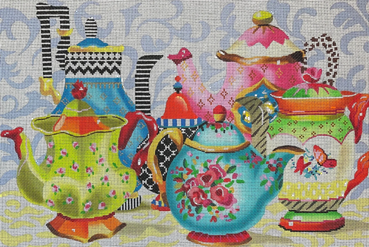 MC308 Pink Teapots