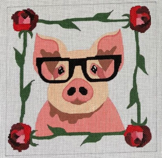 ZIA101 Pig with Glasses