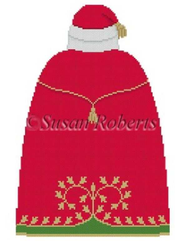 3398 Santa with Toys Tree Topper