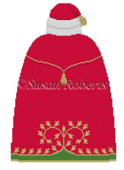 3398 Santa with Toys Tree Topper