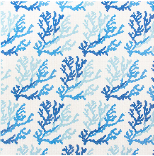 NTG049 Blue Coral Pillow