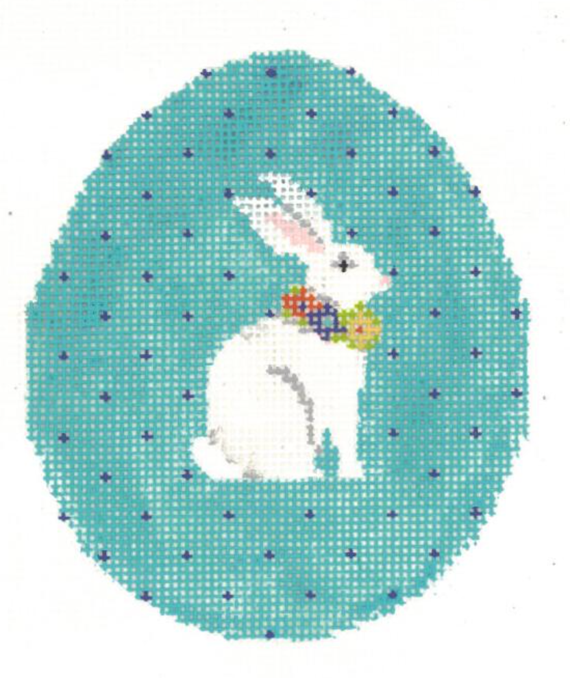 KEA46 Pin-Dot Bunny Easter Egg - Aqua