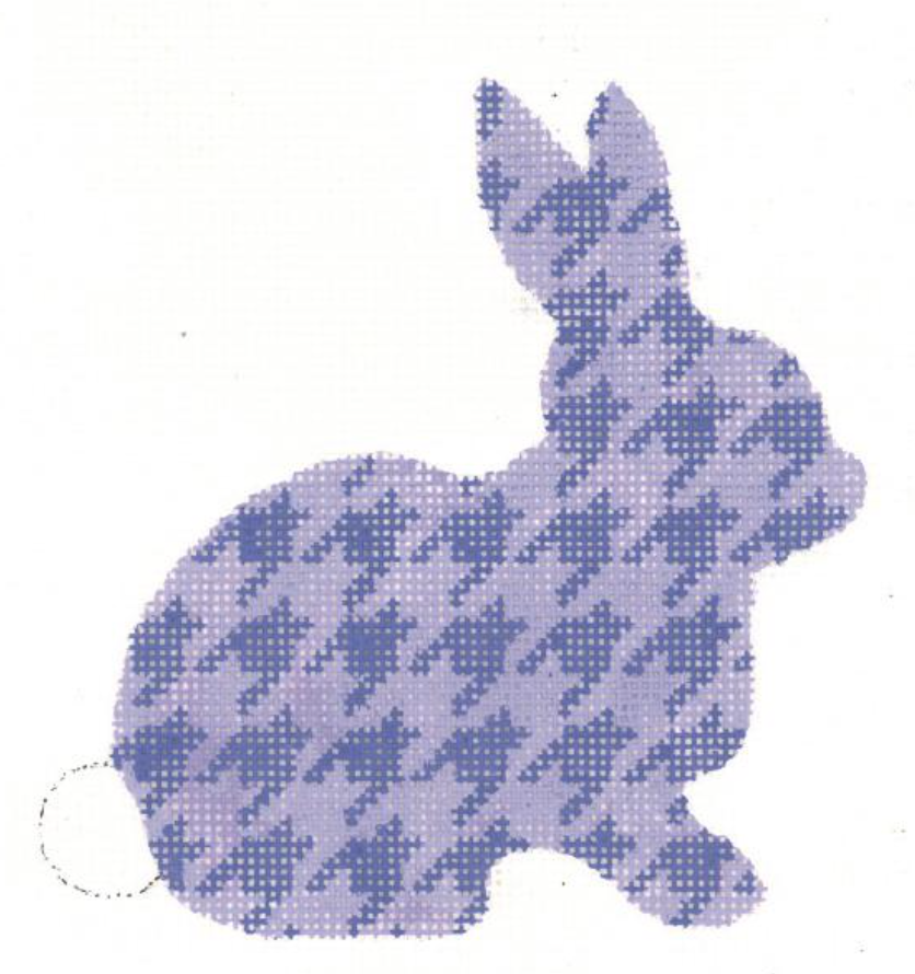 KEA58-18 Houndstooth Bunny - Lilac