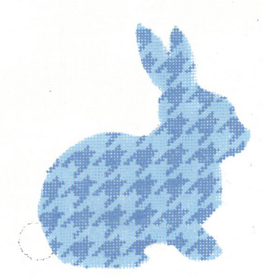KEA57-18 Houndstooth Bunny - Sky Blue