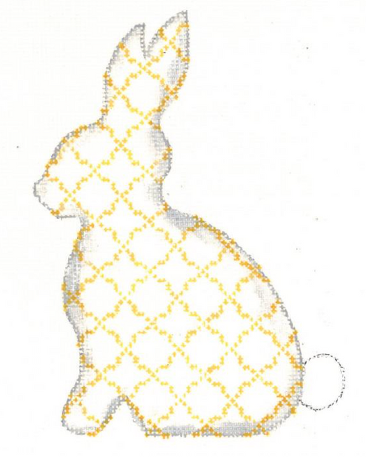 KEA59-18 Quatrefoil Hare - Lemon