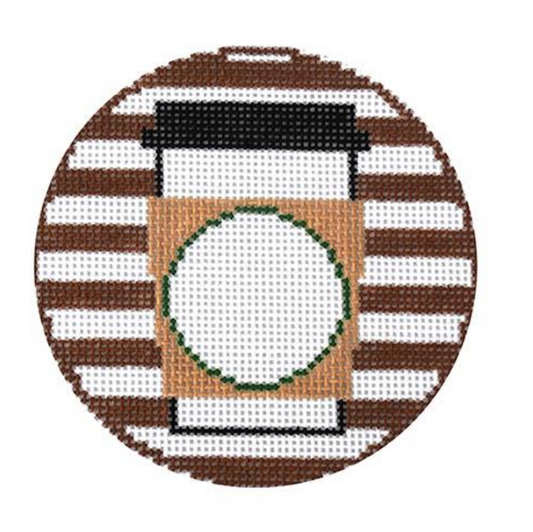 RD119 Coffee Cup Monogram Round