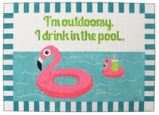 RD186 I'm Outdoorsy - I Drink in the Pool
