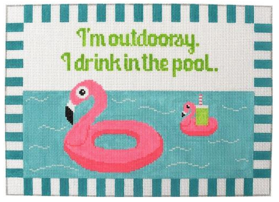 RD186 I'm Outdoorsy - I Drink in the Pool