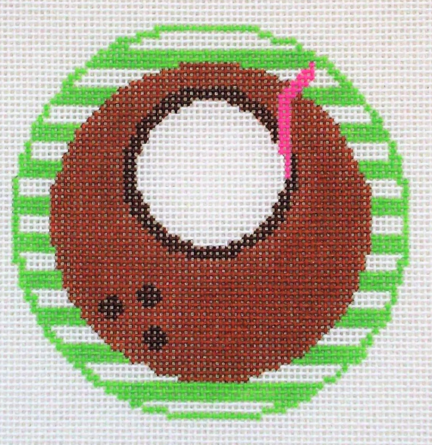 RD107 Coconut Drink Monogram Round