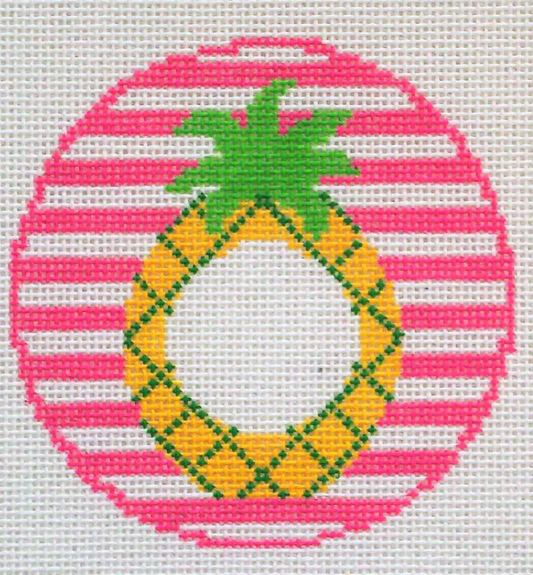RD103 Pineapple Monogram Round