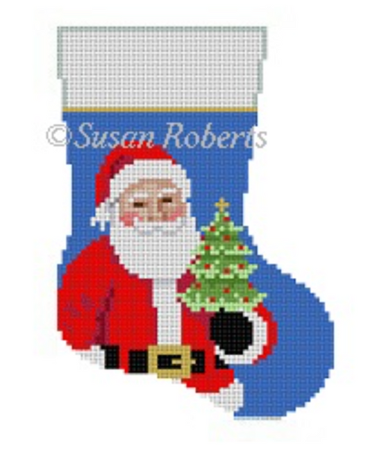 5468 Tree Santa Mini Stocking