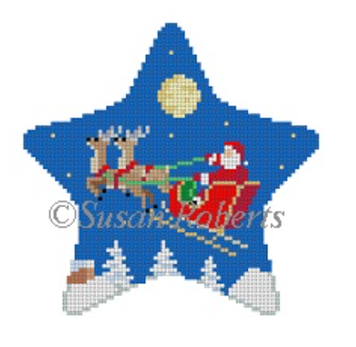 5784 Santa's Moonlight Ride Star