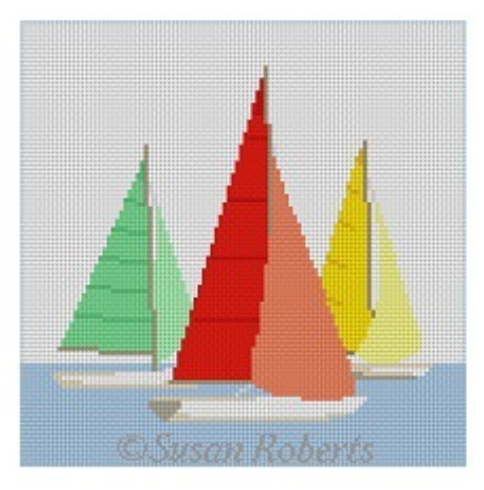 0767 Resting Sailboats