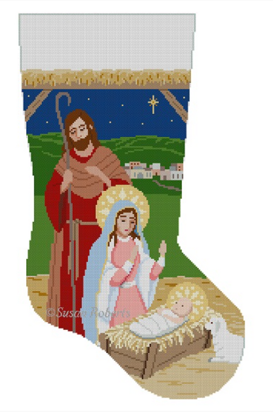 3264 A Child Is Born Stocking