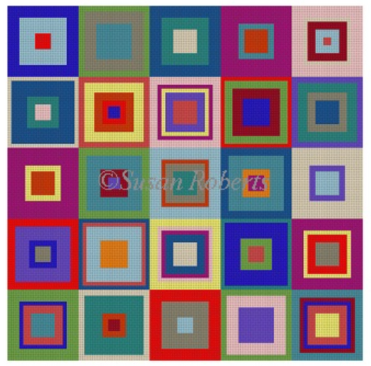 1663 Color Blocks Quilt