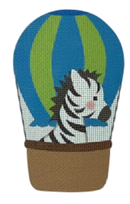 BB21 Balloon Critter - Blue Zebra