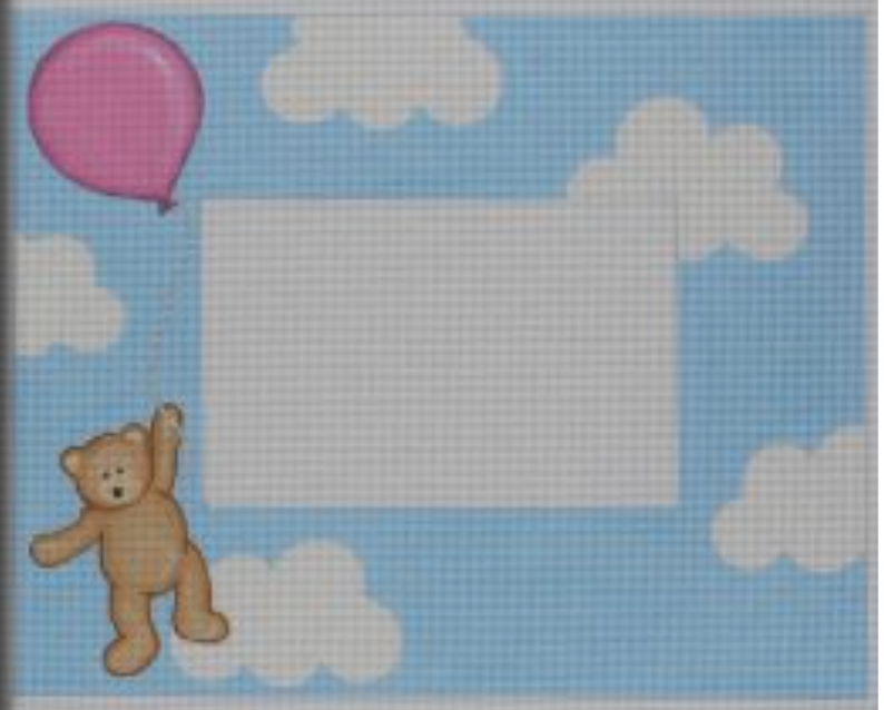 BB06 Flying High Teddy Plaque/Frame