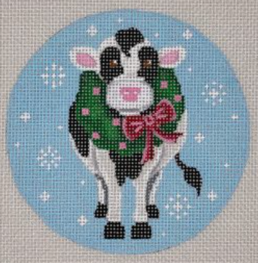 FA04 Cow with Wreath
