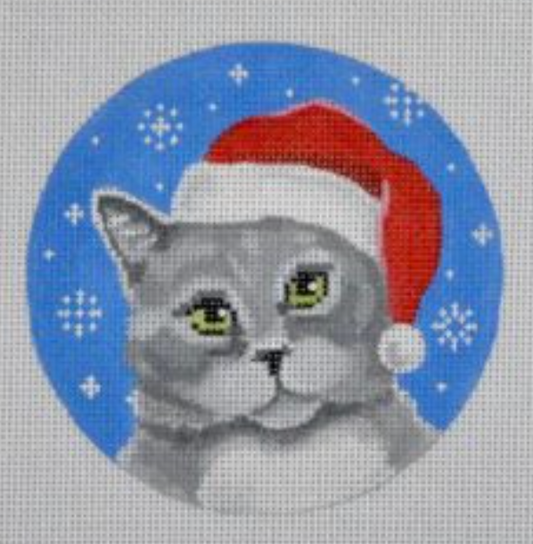 CT03 Grey Cat Santa