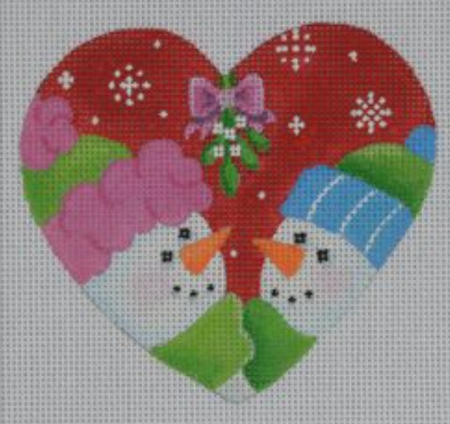 SN46 Mistletoe Snowmen Couple