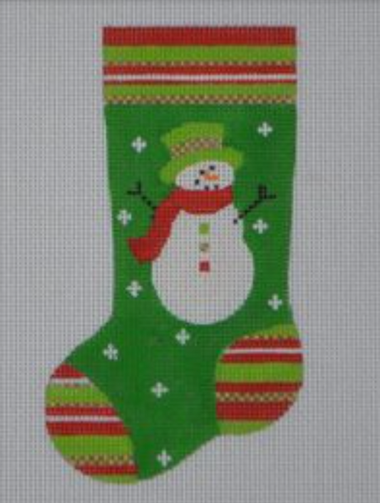MS15 Top Hat Snowman Mini Stocking