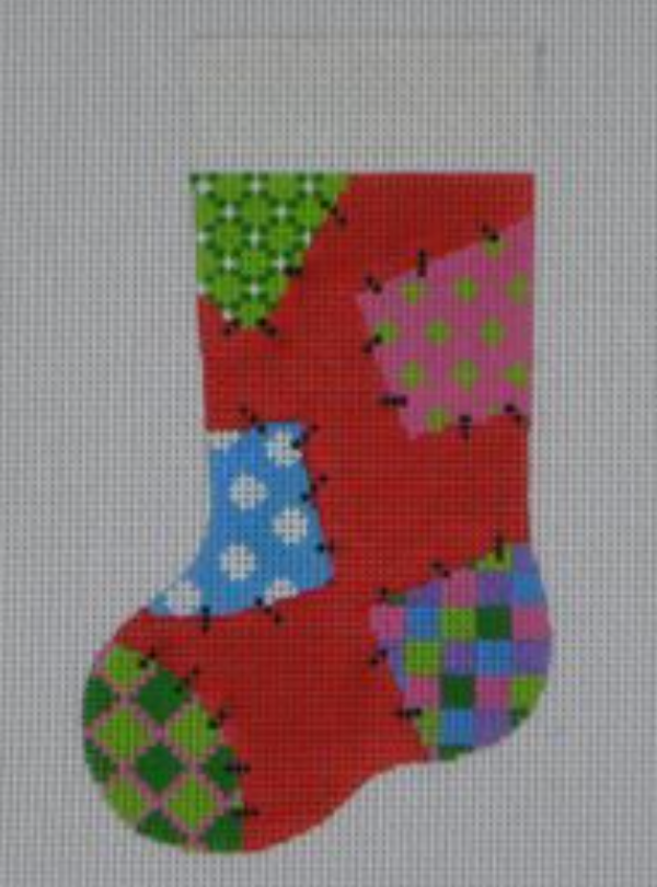 MS09 Patchwork Mini Stocking