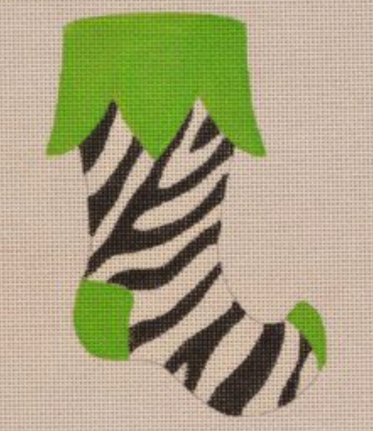 MS01 Wild Mini Stocking - Zebra