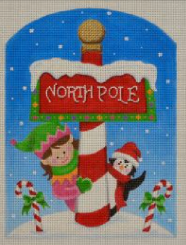 NP04 North Pole Sign