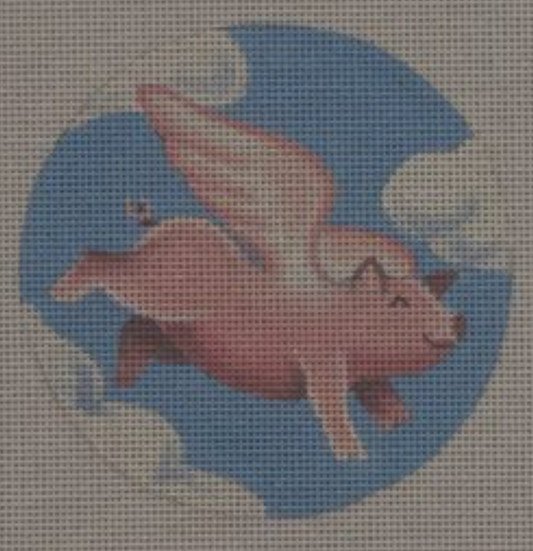 FP04 Flying Pig with Clouds