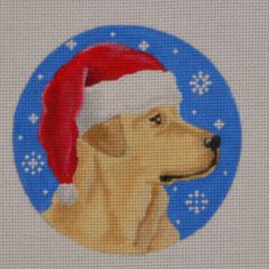 DG04 Yellow Lab Santa