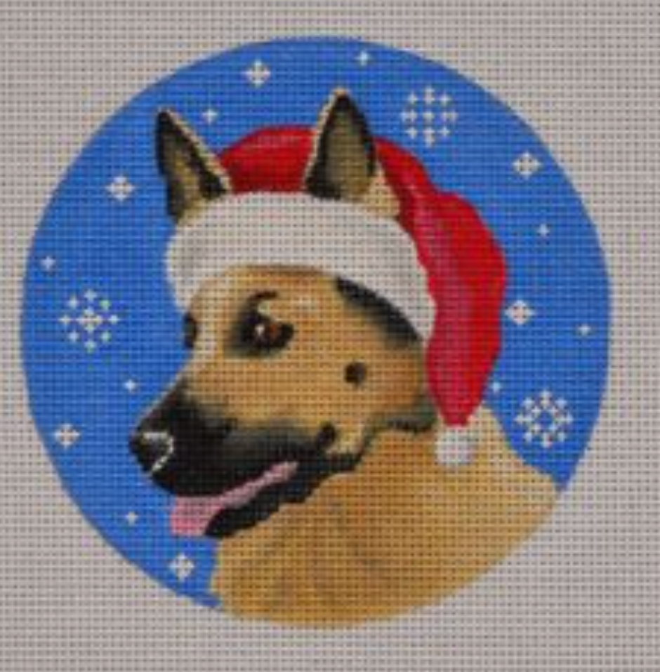 DG06 German Shepherd Santa