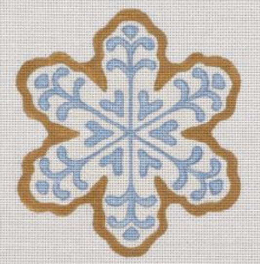 CC06 White Snowflake Christmas Cookie