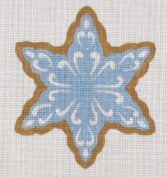 CC07 Blue Snowflake Christmas Cookie